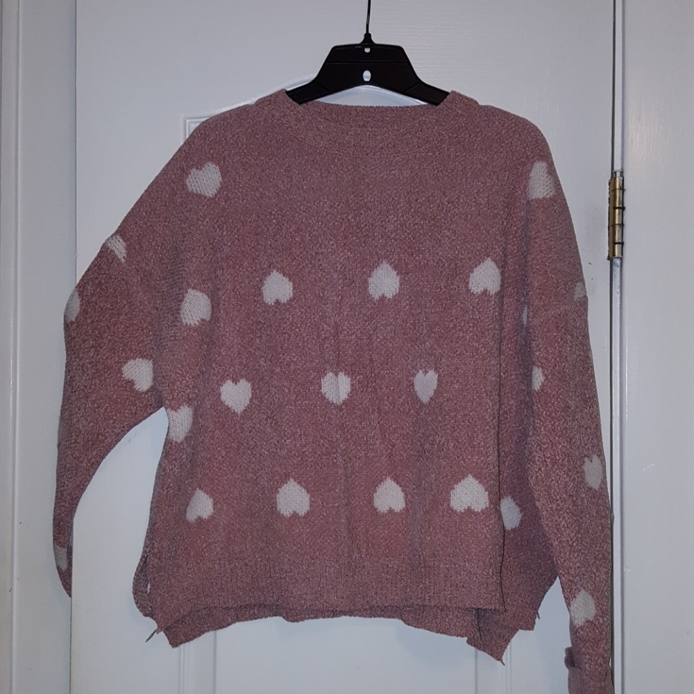 Ivory Heart Sweater